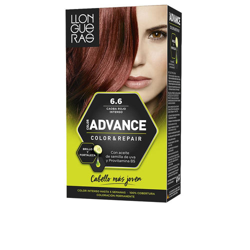 Llongueras Color Advance Tinte Capilar Permanente Cobertura Total Canas