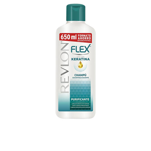 Revlon Mass Market Flex Revlon Champú Purificante Para Cabello Graso Combate El Exceso De Grasa