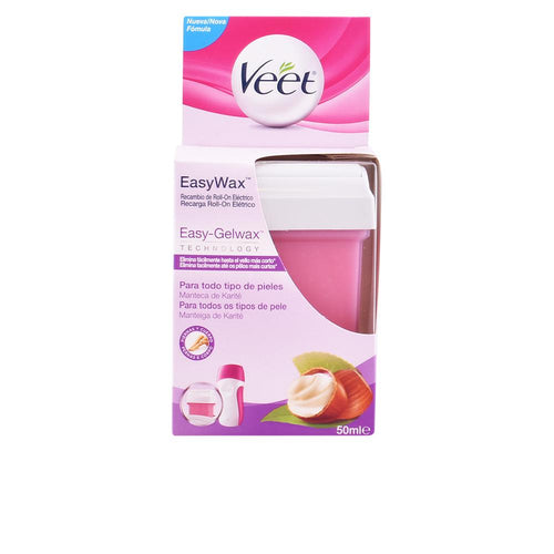 Veet Easy Wax Roll On Recambio Depilatorio Piel Suave 28 Días