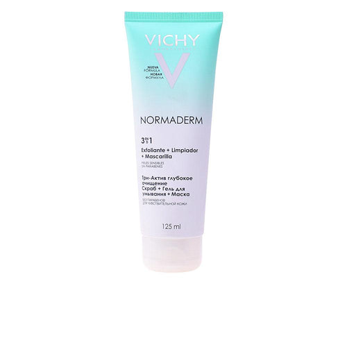 Vichy Normaderm Exfoliant Nettoyant Et Masque Visage Peau Parfaitement Purifiée