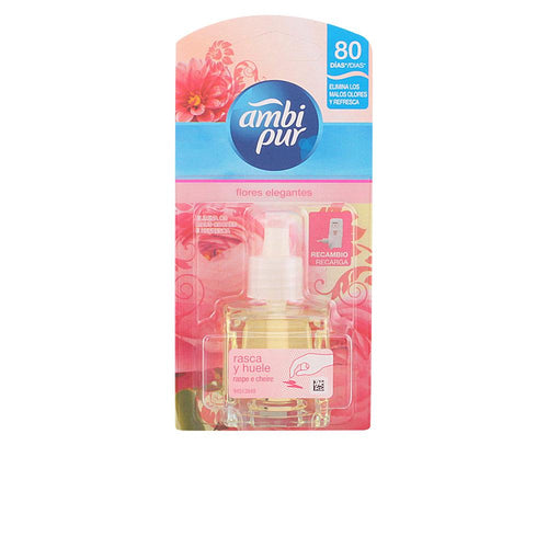 Ambi Pur Ambi Pur Recharge Pour Diffuseur D Air Electrique Elegant Flowers Parfum Durable Et Efficace