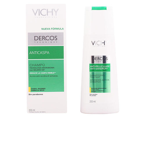 Vichy Dercos Anti-Dandruff Shampoo For Dry Hair Healthy Silky Shine