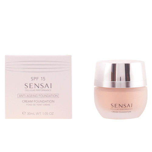 Sensai Cellular Performance Fond De Teint Crème Nourrissante Anti Âge Hydratation Radieuse En Continu