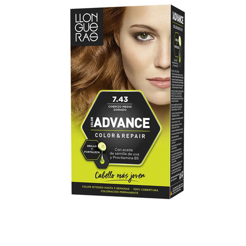 Llongueras Color Advance Tinte Capilar Permanente Cobertura Total Canas