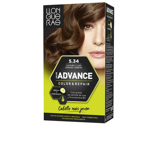 Llongueras Color Advance Tinte Capilar Permanente Cobertura Total Canas