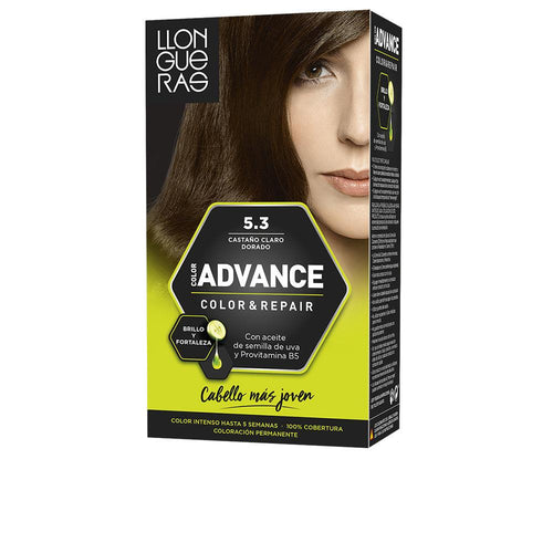 Llongueras Color Advance Tintura Permanente Capelli Copertura Grigi Brillante