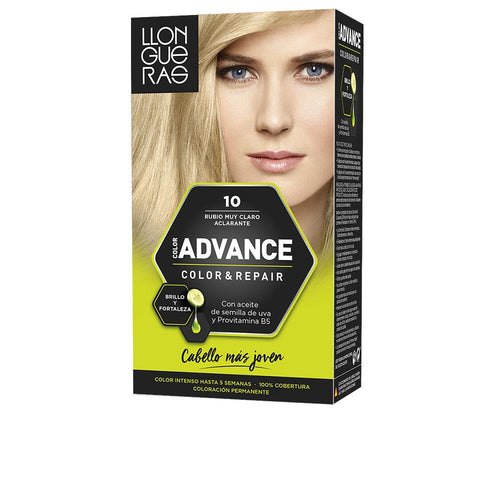 Llongueras Color Advance Tinte Capilar Permanente Cobertura Total Canas