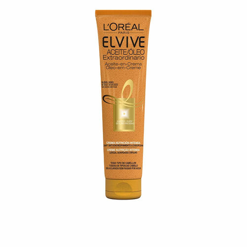 L'Oréal Paris Elvive Crema Olio Senza Risciacquo Per Capelli Secchi Nutrimento E Lucentezza