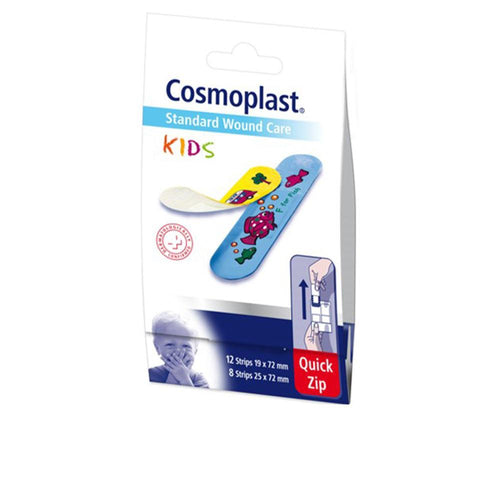 Cosmoplast Cosmoplast Quick Zip Children's Bandages Effortless And Safe