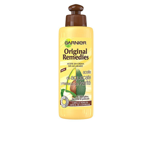 Garnier Original Remedies Crema Sin Enjuague Aguacate Y Karité Control De Frizz