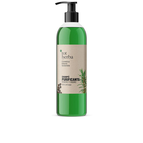 Tot Herba Champú Purificante Purifying Shampoo With Rosemary And Juniper Fights Dandruff Naturally
