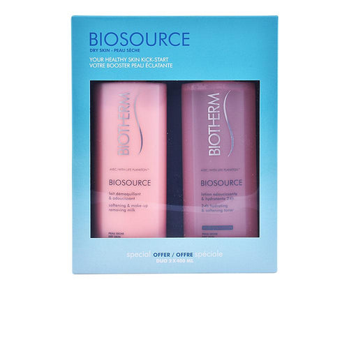 Biotherm Biosource Duo Ps Démaquillant Et Tonique Set Pour Peau Sèche Peau Fraîche Et Nourrie