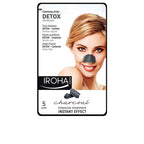 Iroha Detox Charcoal Black Nose Strips Effective Blackhead Removal