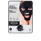 Iroha Detox Charcoal Black Facial Tissue Mask 15 Minute Beauty