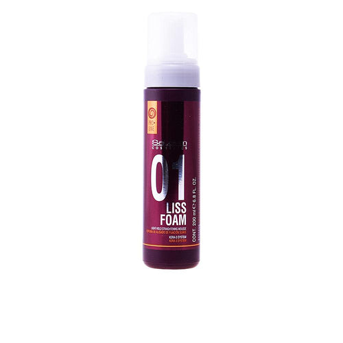 Salerm Liss Foam Mousse Alisadora Protección Térmica Y Brillo