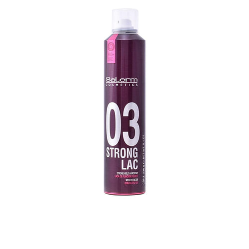 Salerm Strong Lac Spray Fixant Pour Cheveux Action Rapide UV