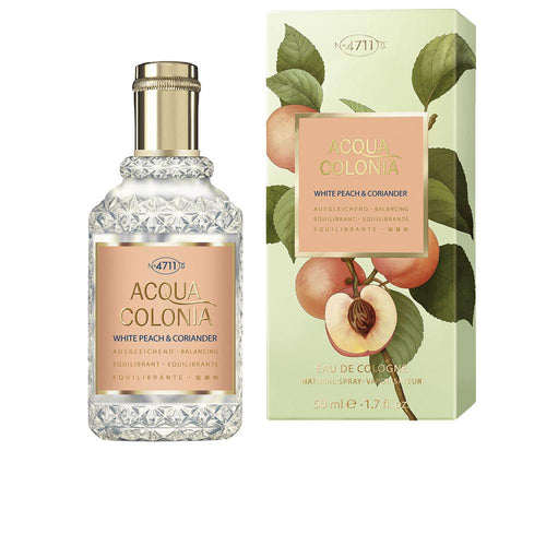 4711 Acqua Colonia White Peach & Coriander Parfum Eau De Cologne Fraîcheur Naturelle Unisexe Distinctif