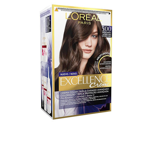 L'Oréal Paris Excellence Brunette Hair Dye True Light Brown Vibrant And Long Lasting