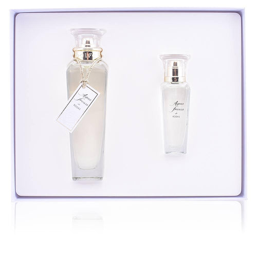 Adolfo Dominguez Agua Fresca Eau De Toilette Parfum Set 3 Teile Bulgarische Rosen Eleganz