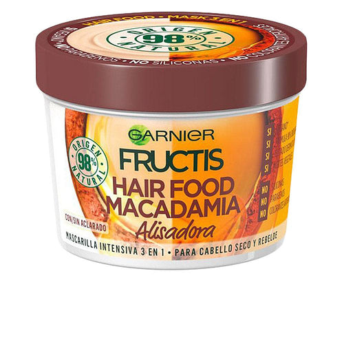 Garnier Fructis Hair Food Mascarilla Capilar Con Macadamia Control Natural Del Frizz