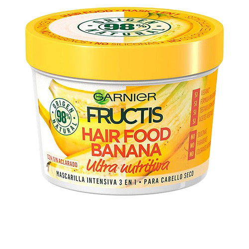 Garnier Fructis Hair Food Mascarilla Capilar Banana Ultra Hidratante Cuidado Profundo Nutritivo