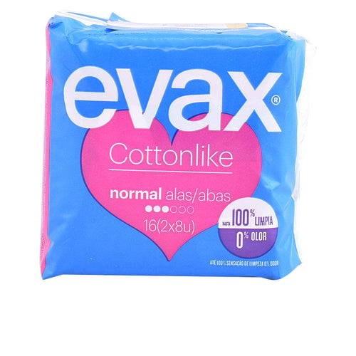 Evax Cottonlike Toallas Higiénicas Normales Con Alas Protección Ligera