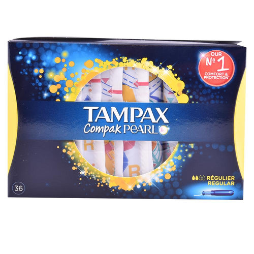 Tampax Tampax Pearl Compak Tampons Réguliers Protection Anti Fuites Garantie