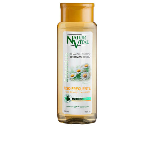 Natur Vital Champú Sensitive Shampoo Camomilla Pulizia E Equilibrio