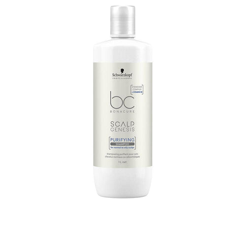 Schwarzkopf Bc Scalp Genesis Champú Purificante Para Cabello Graso Controla El Exceso De Sebo
