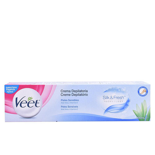 Veet Crema Depilatoria Para Piel Sensible Piel Suave Toda La Semana