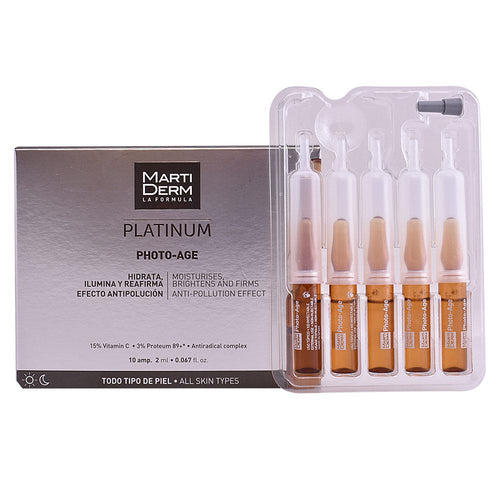 Martiderm Platinum Ampolle Viso Idrata E Ringiovanisce