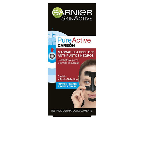Garnier Pure Active Mascarilla Peel Off Contra Los Puntos Negros Poros Visiblemente Limpios Ya