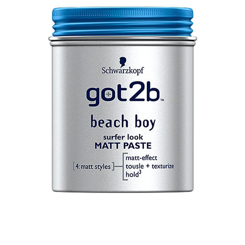 Schwarzkopf Mass Market Got2B Pâte Matte De Coiffage Look Surfer Effet Marin
