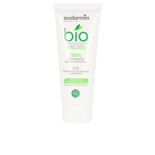 Eudermin Manos Bio Crema Protectora Para Manos Hidratación Natural Sin Parabenos