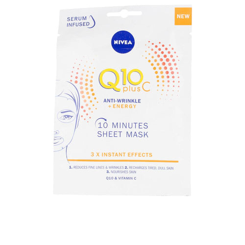 Nivea Q10+ Vitamina C Maschera Viso Antirughe Energizzante Pelle Radiosa In 10 Minuti