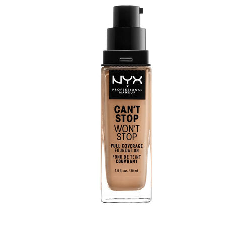 Nyx Professional Make Up Can't Stop Won't Stop Base De Maquillaje Full Coverage Cobertura Perfecta Todo El Día