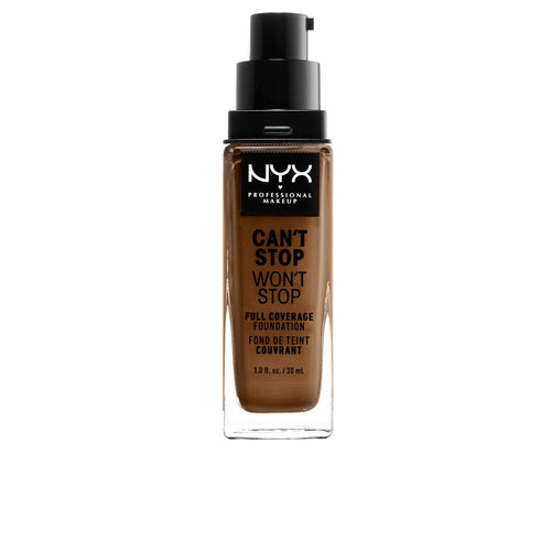 Nyx Professional Make Up Can't Stop Won't Stop Base De Maquillaje Full Coverage Cobertura Perfecta Todo El Día