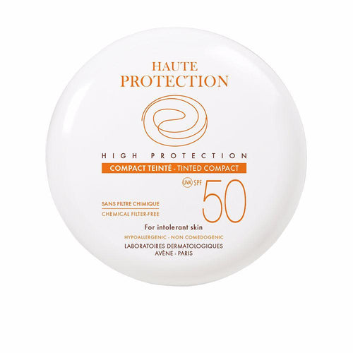 Avène Solaire Haute Protection Base Compacta SPF 50 Realza Tono Uniforme