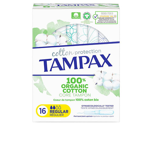 Tampax Tampax Organic Tampon 100 Pour Cent Coton Biologique
