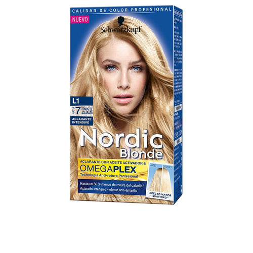 Schwarzkopf Mass Market Nordic Blonde Tratamiento Iluminador Intensivo Cabello Luminoso Protegido