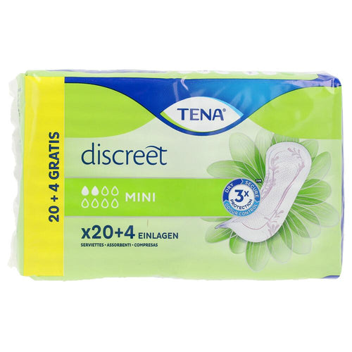 Tena Lady Tena Discreet Compresse Absorbante Incontinence Protection Avancée Et Confort