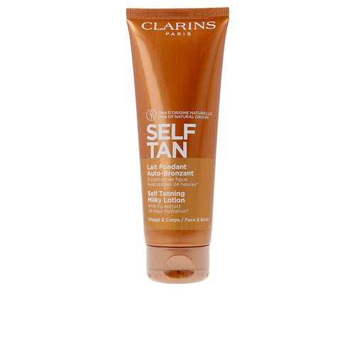 Clarins Solaire Crema Autobronceadora De Leche Brillo De Cacao