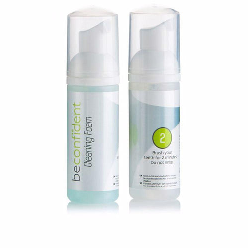 Beconfident Dentifrice Blanchissant Kit Double Mousse Sourire Éclatant Immédiat