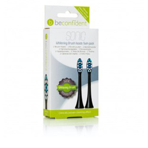 Beconfident Sonic Têtes De Brosse A Dents Blanchissantes Noires Sourire Radieux