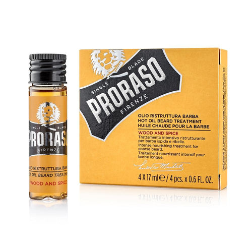 Proraso Wood And Spice Olio Trattante Per Barba Nutrimento Intenso Naturale