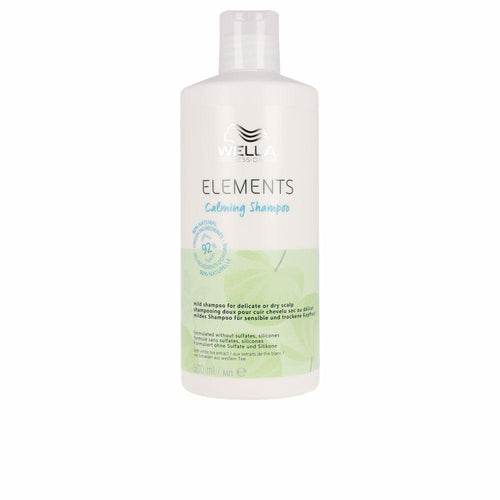 Wella Professionals Elements Shampoo Apaisant Naturel Pour Cuir Chevelu Sec Et Sensible Ingrédients Naturels Vegan