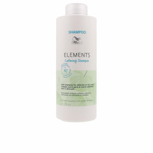 Wella Professionals Elements Shampoo Apaisant Naturel Pour Cuir Chevelu Sec Et Sensible Ingrédients Naturels Vegan