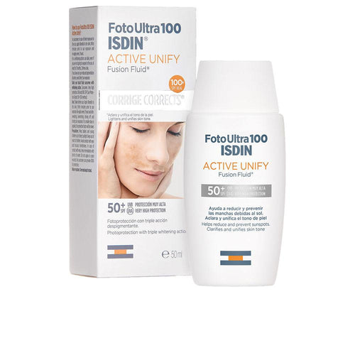 Isdin Foto Ultra Protezione Solare Viso Fusion Fluid Azione Tripla Pelle Radiante