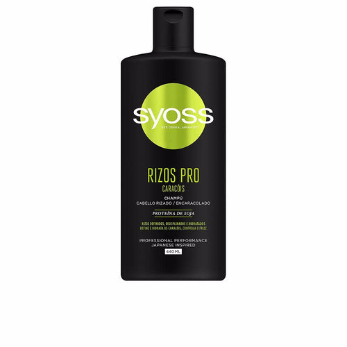 Syoss Rizos Shampoo Pour Cheveux Ondulés Et Bouclés Hydratation Et Définition