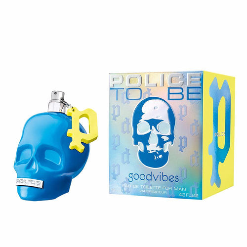 Police To Be Good Vibes Eau De Toilette Perfume Esencia Azul Eléctrica